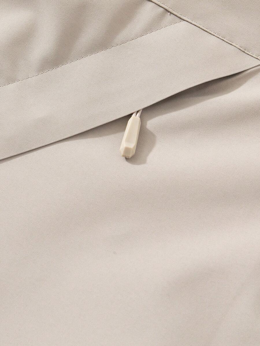 Men's Long Sleeve Thick Thermal Lined Windproof Waterproof Hooded Soft Shell Jacket For Cold Weather, Fall/Winter