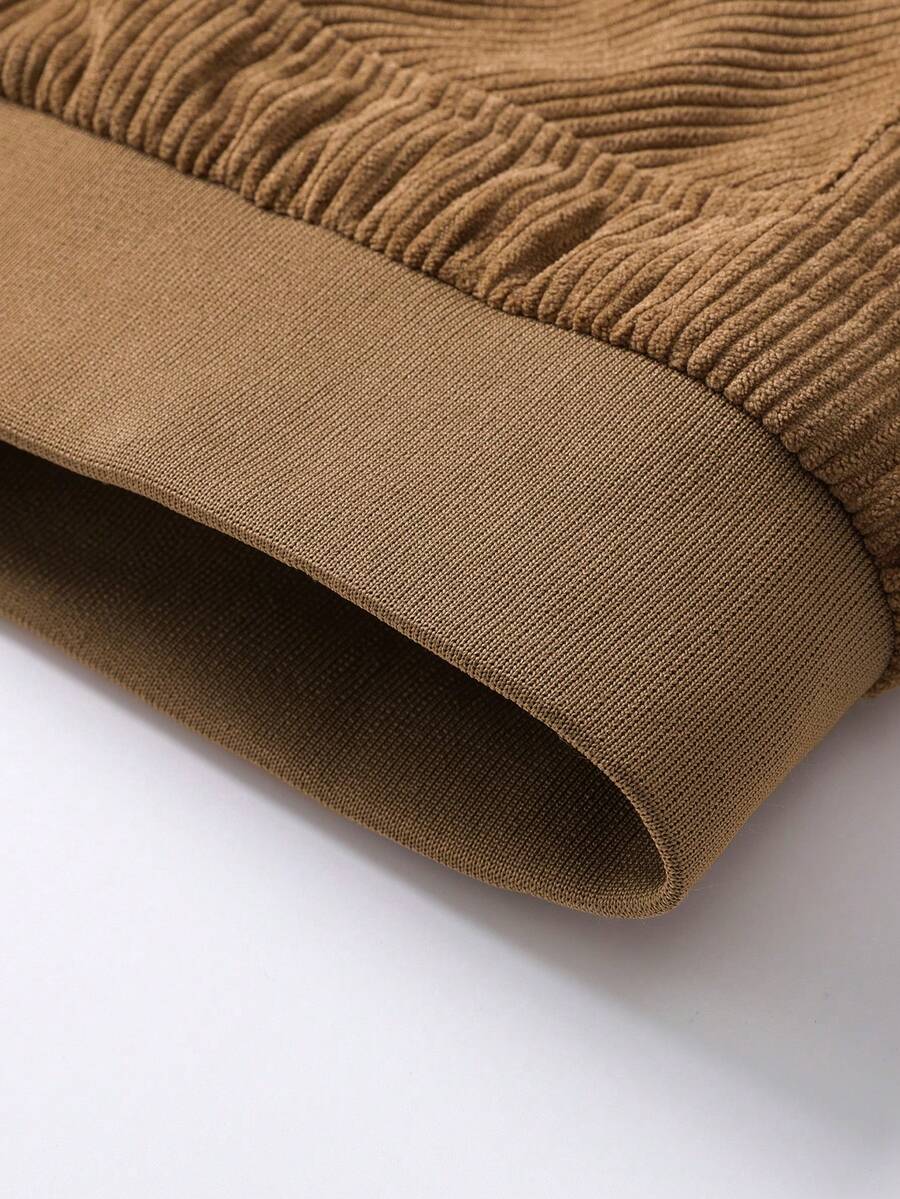 Men's Flannel Thickened Cotton Wool Jacket - 2025 New Style - Corduroy Winter Men's Down Jacket