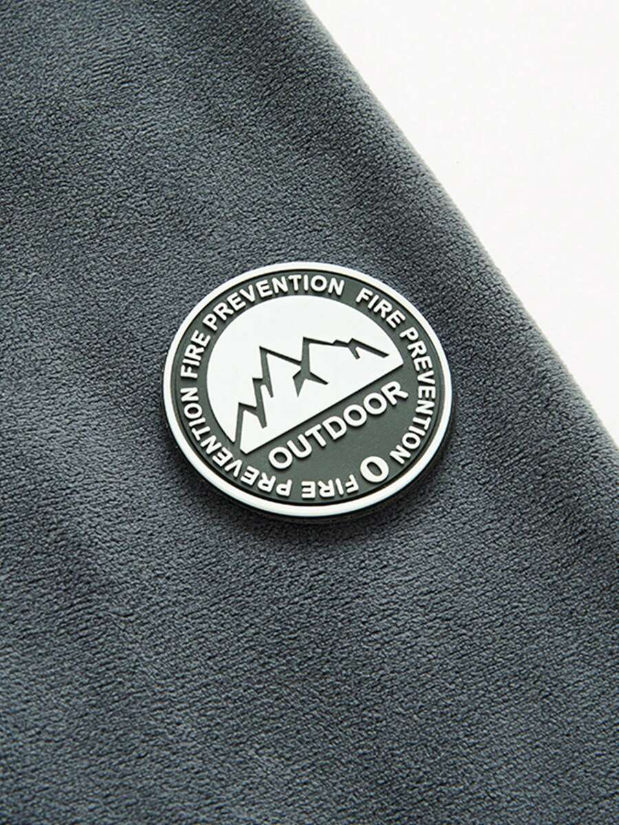 Men's Winter Fleece Jacket With Pockets, Cold Weather Coat For Outdoor, Travel, Running, And Daily