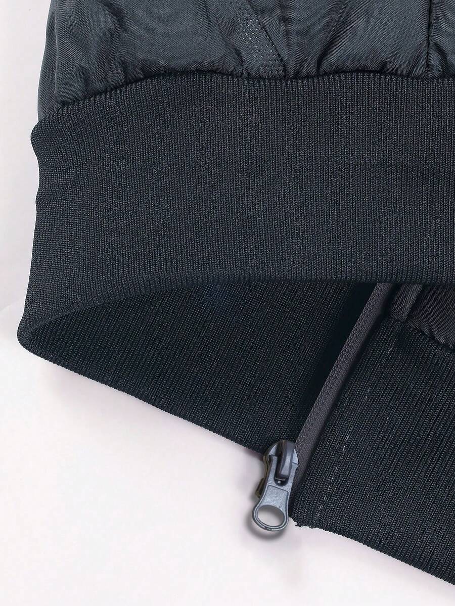 Manfinity Homme Men's Solid Color Casual Hooded Long Sleeve Fleece Jacket Winter Jacket Men Winter Jacket Cold Weather Clothes Men Mens Outerwear